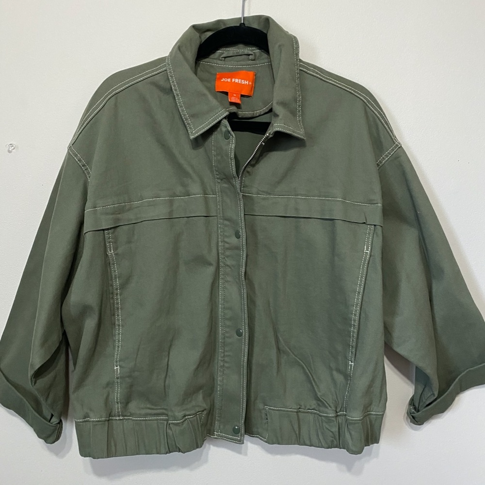 Joe Fresh Canvas Bomber Jacket
